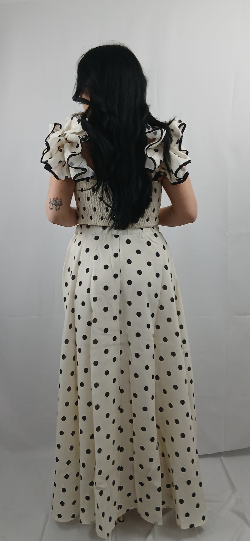 Vestito con Manica a Sbuffo
