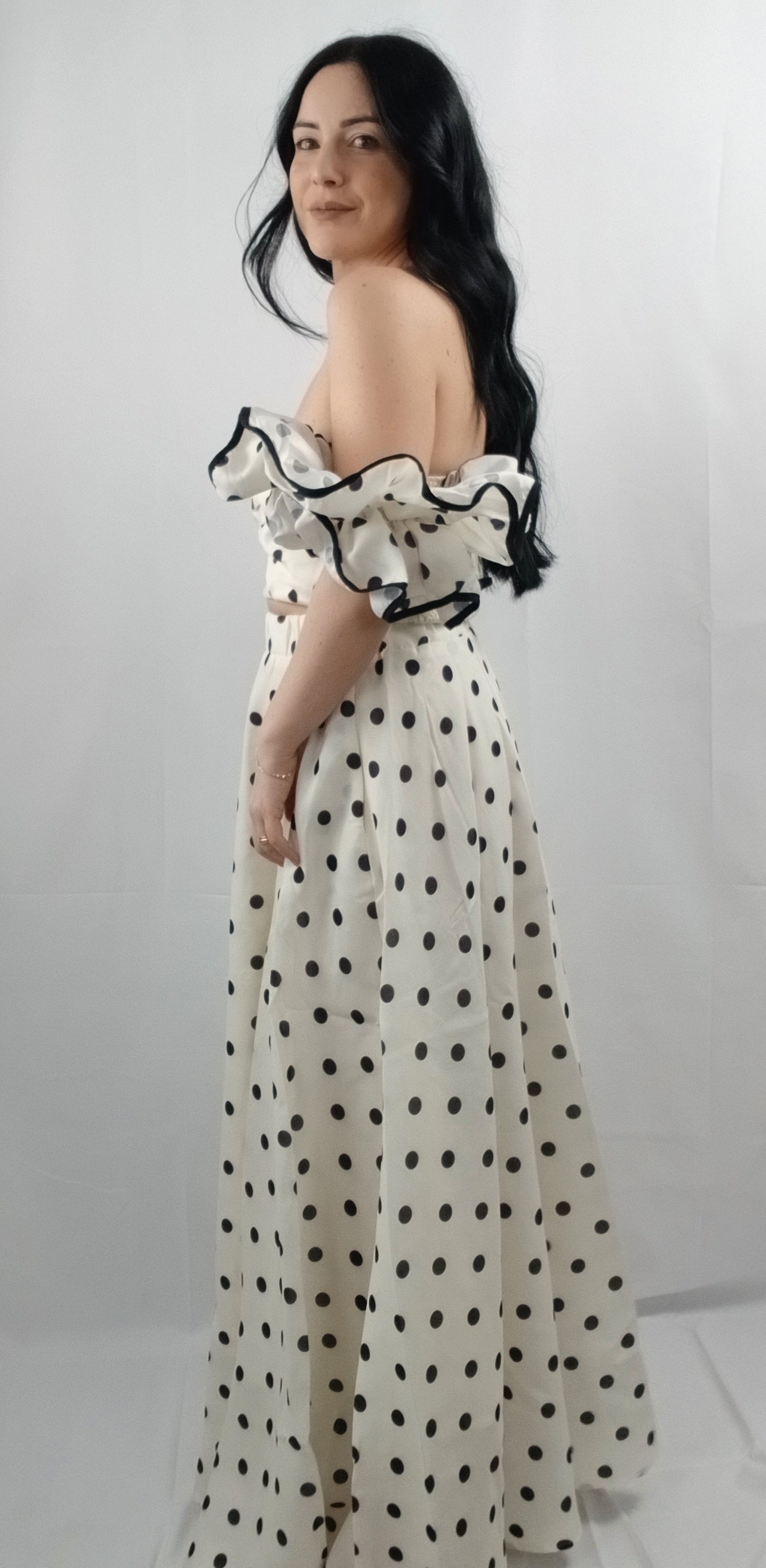 Vestito con Manica a Sbuffo