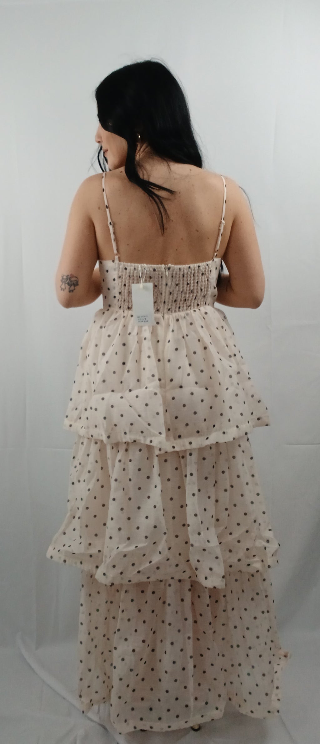 Vestito Elegante a Pois