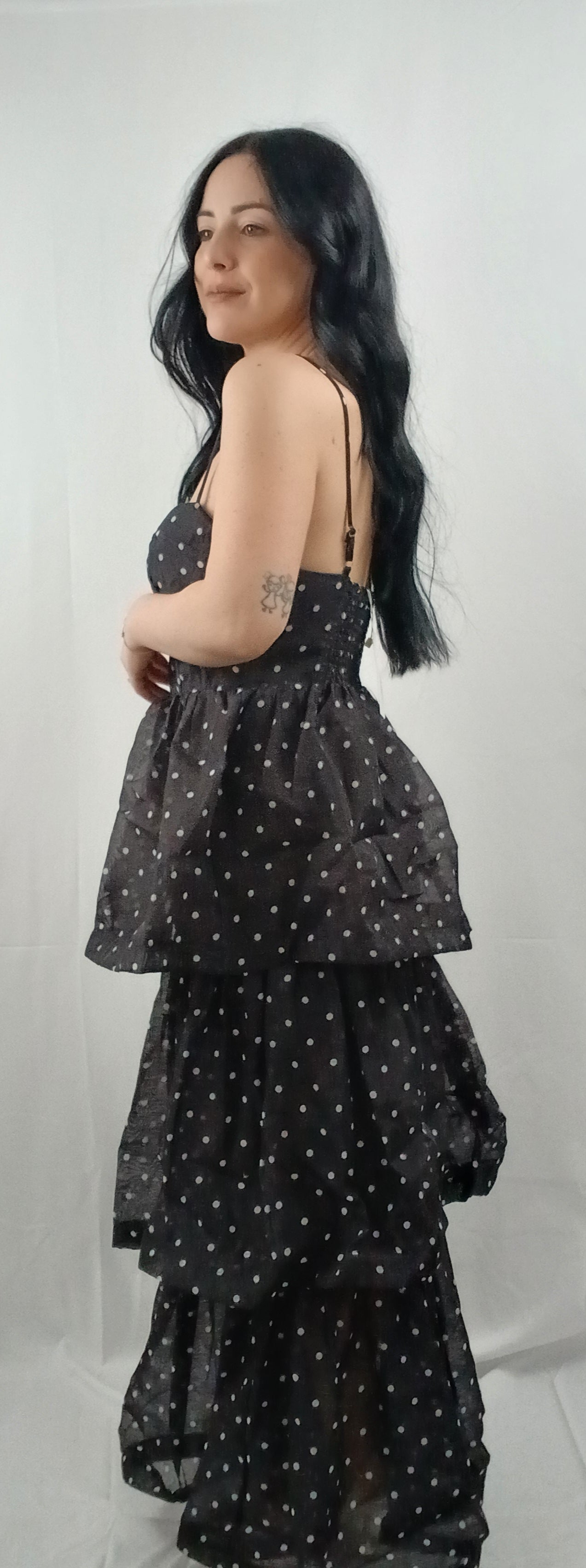 Vestito Elegante a Pois