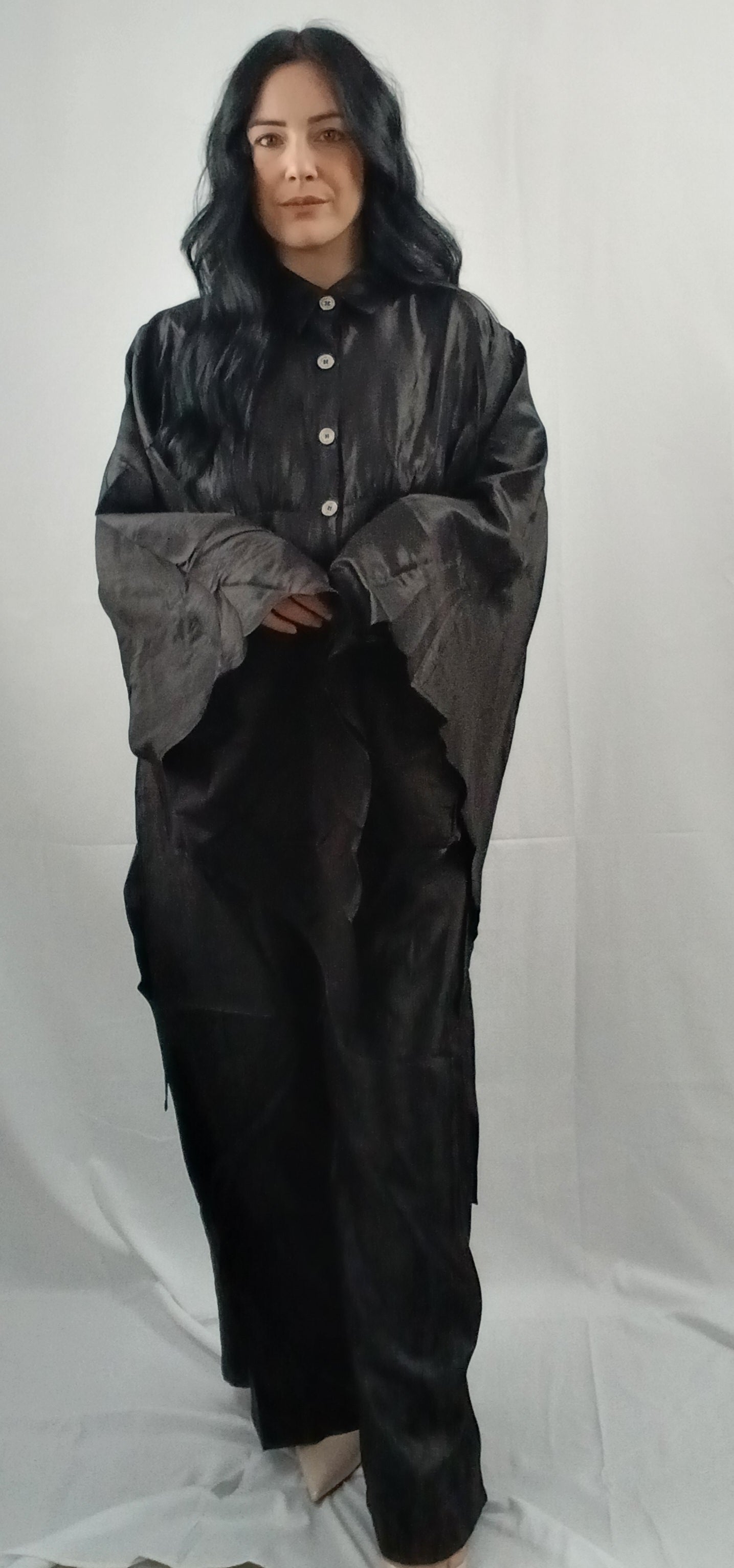 Vestito Elegante a Manica Aperta