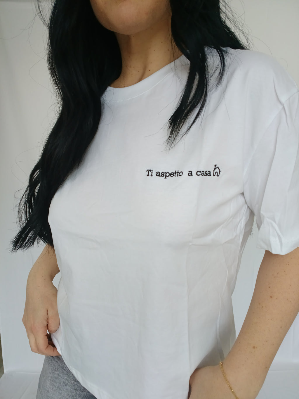 Lumina T-shirt con scritta