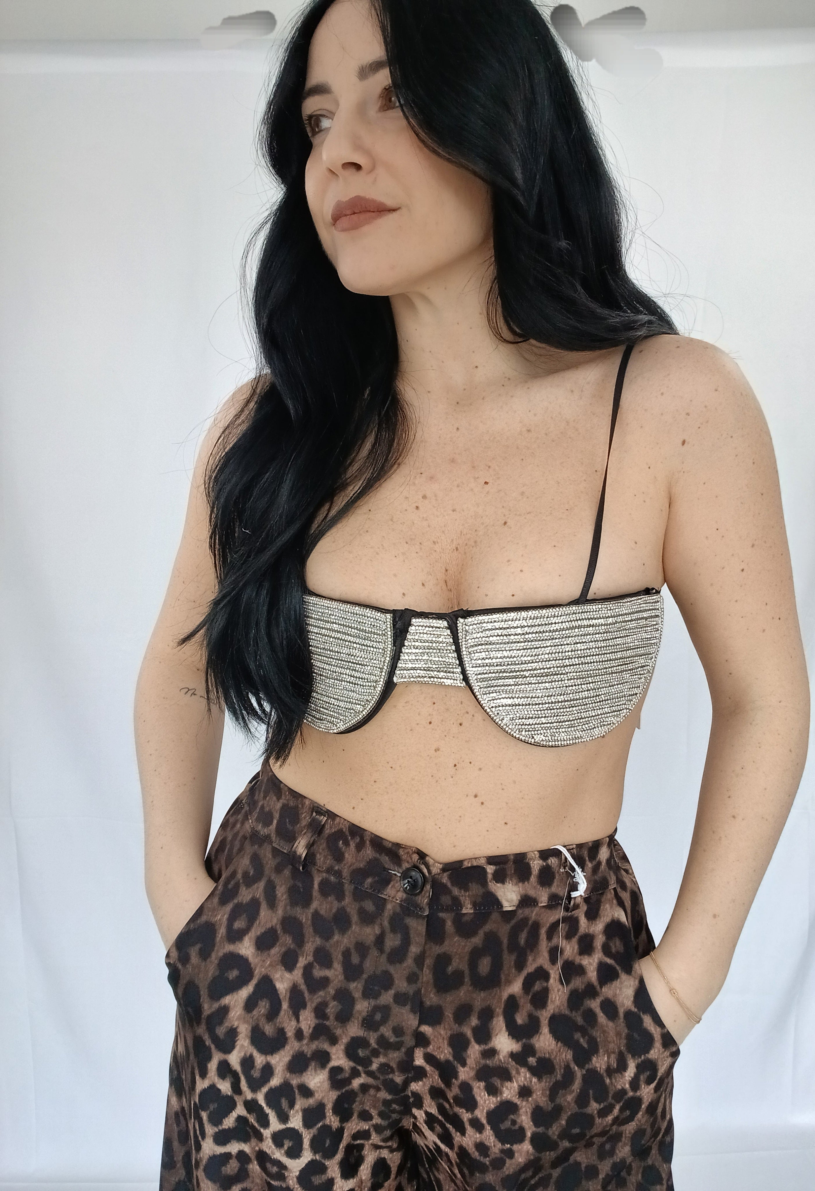 Top Luxury con Strass