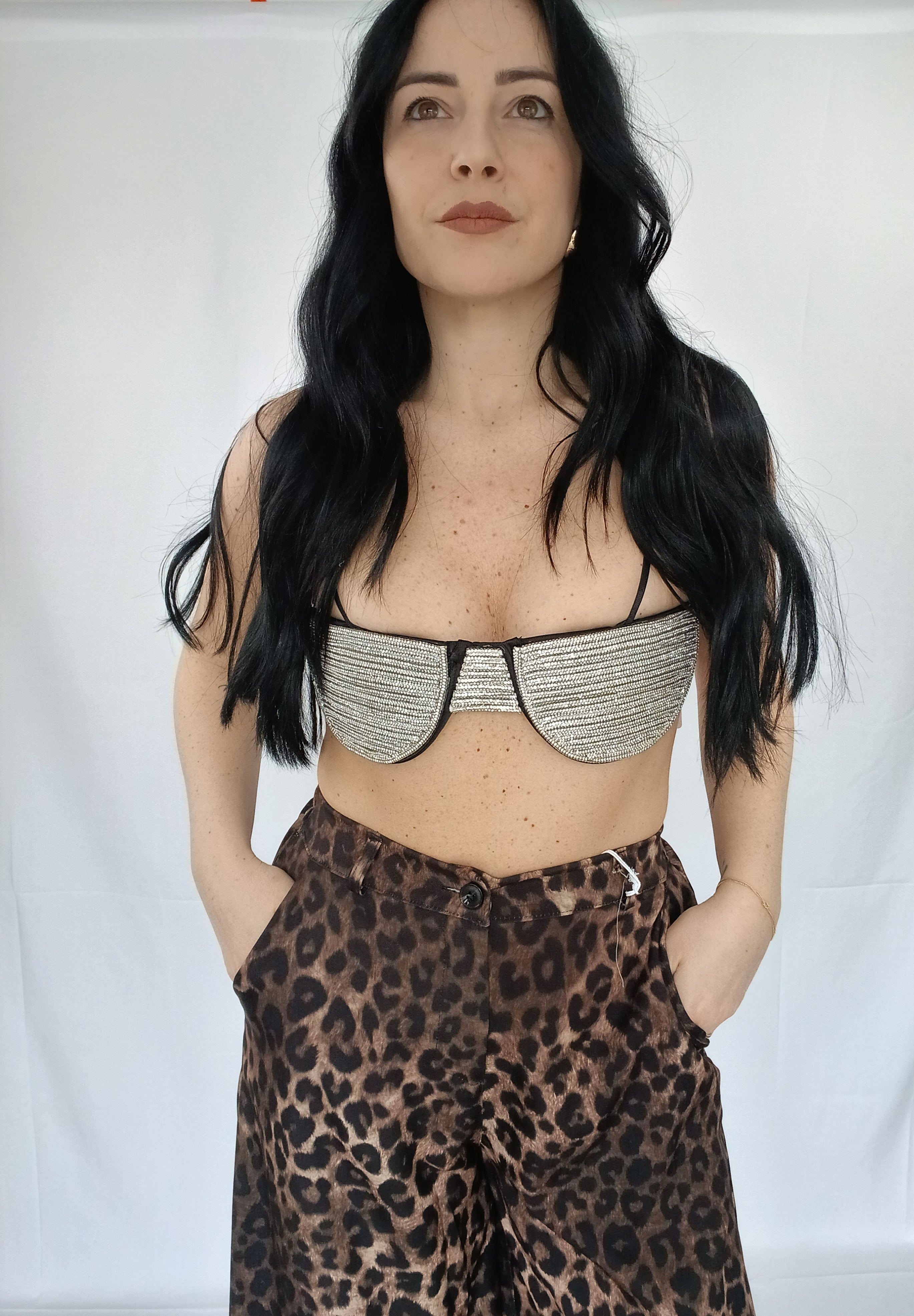 Top Luxury con Strass