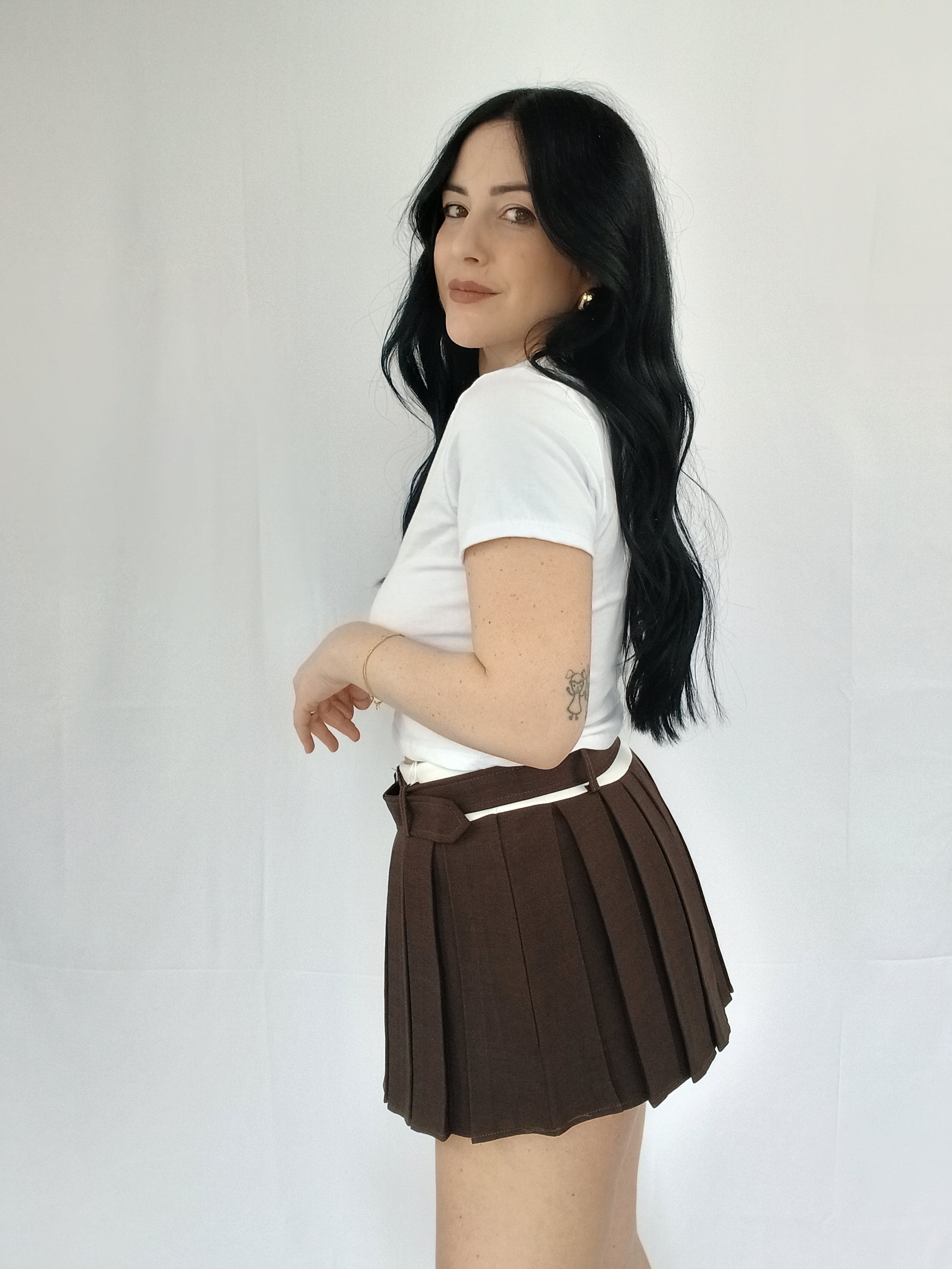 Gonna Plissettata Casual