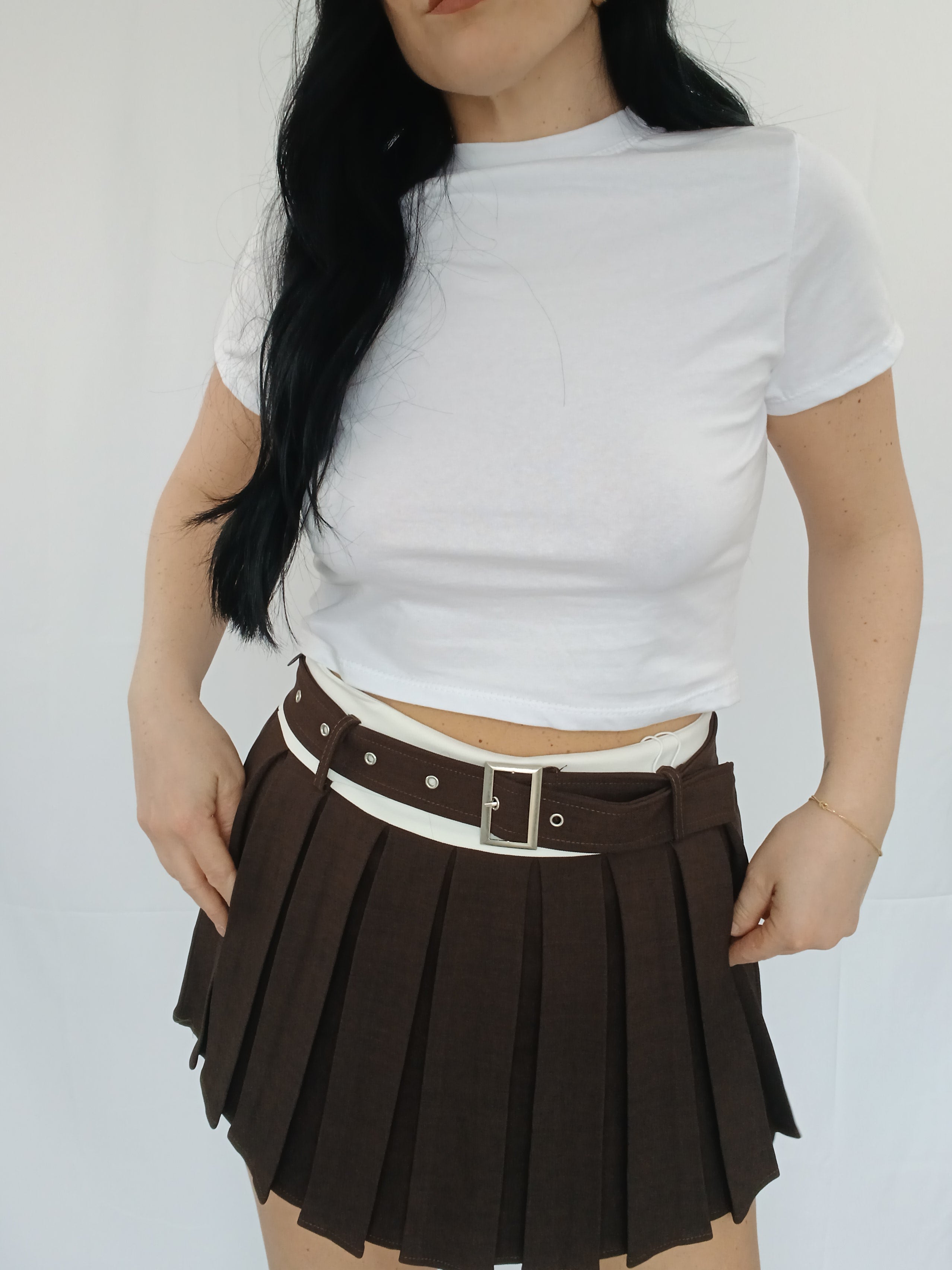 Gonna Plissettata Casual