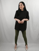 Leggings con Elastico ai Piedi