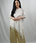 Maglia Curvy in Raso con Rifiniture in Pizzo
