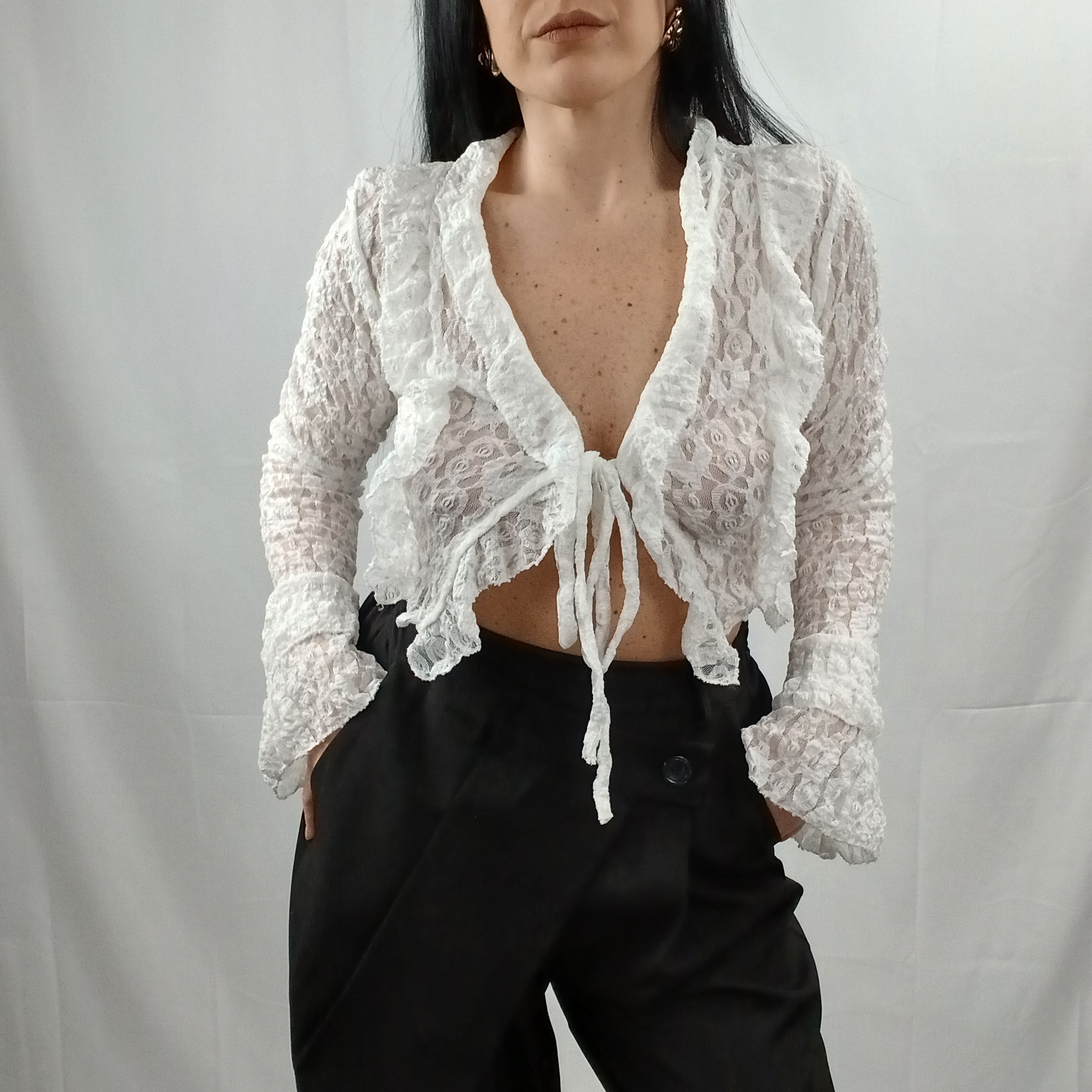 Cardigan in Pizzo