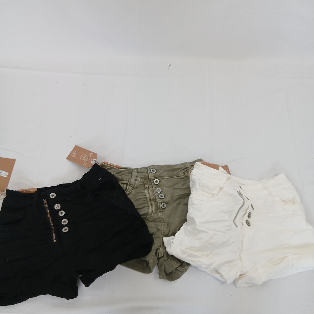 Jeans corto color