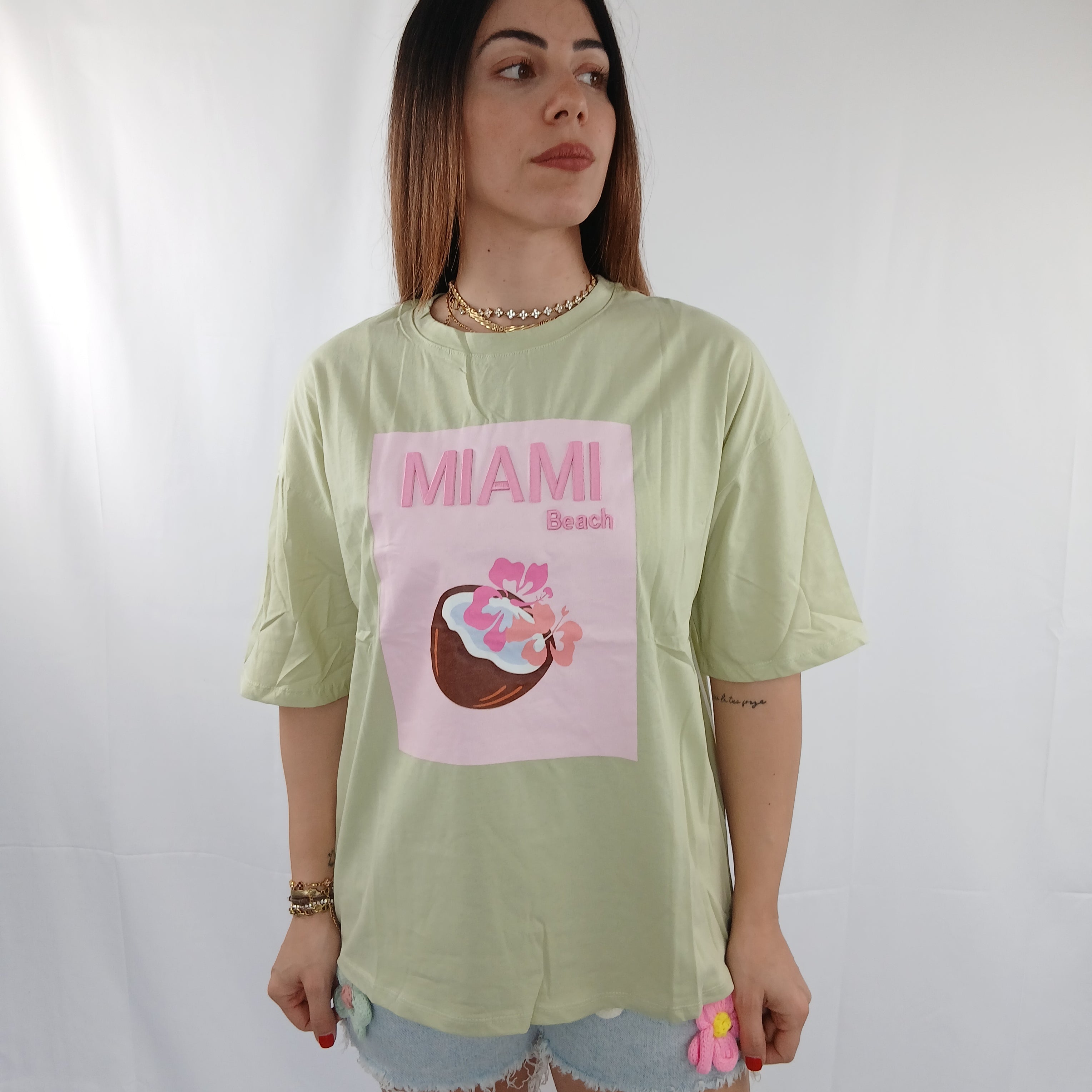 T-shirt Miami beach