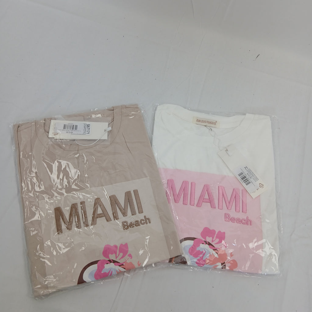 T-shirt Miami beach