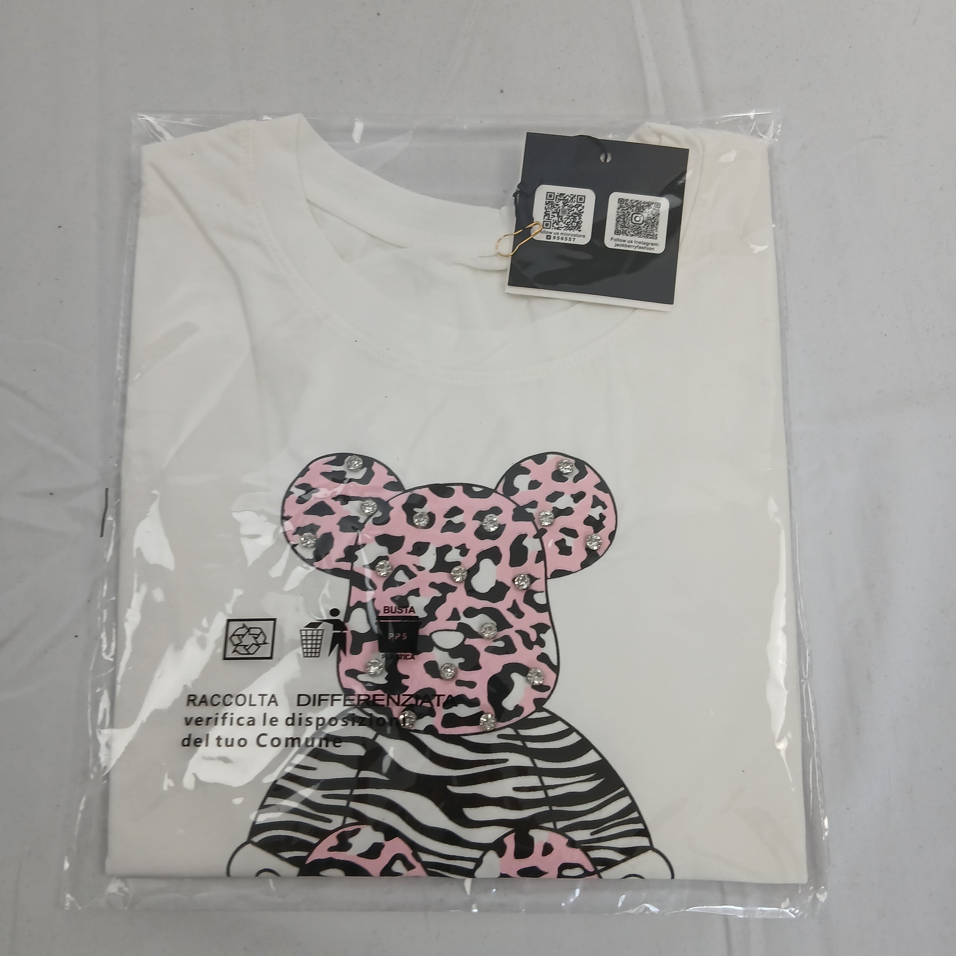 T-Shirt orsetto rosa