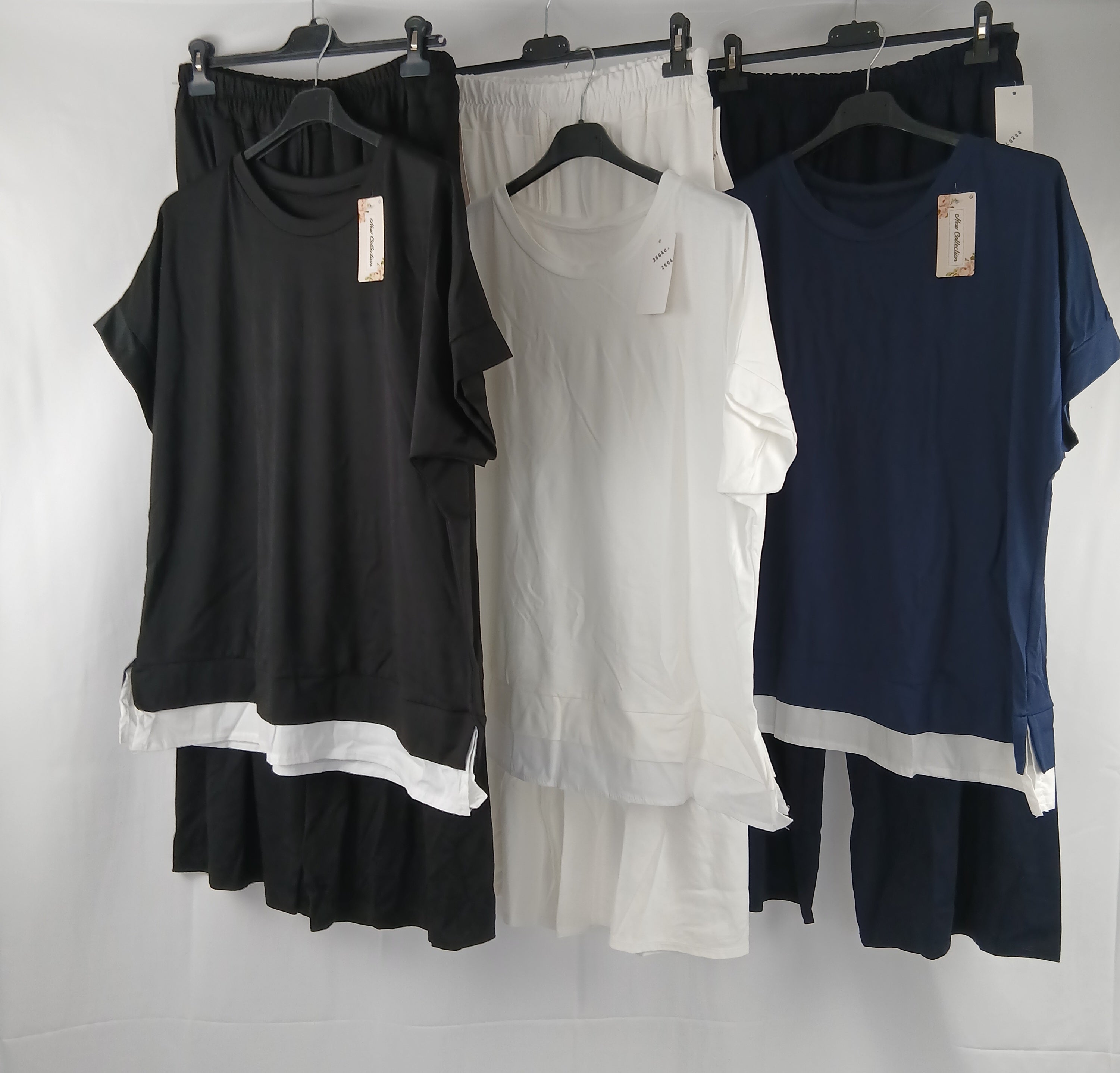 Completo Curvy Maglia e Pantalone Elasticizzati