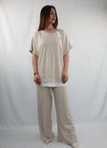 Completo Curvy Maglia e Pantalone Elasticizzati
