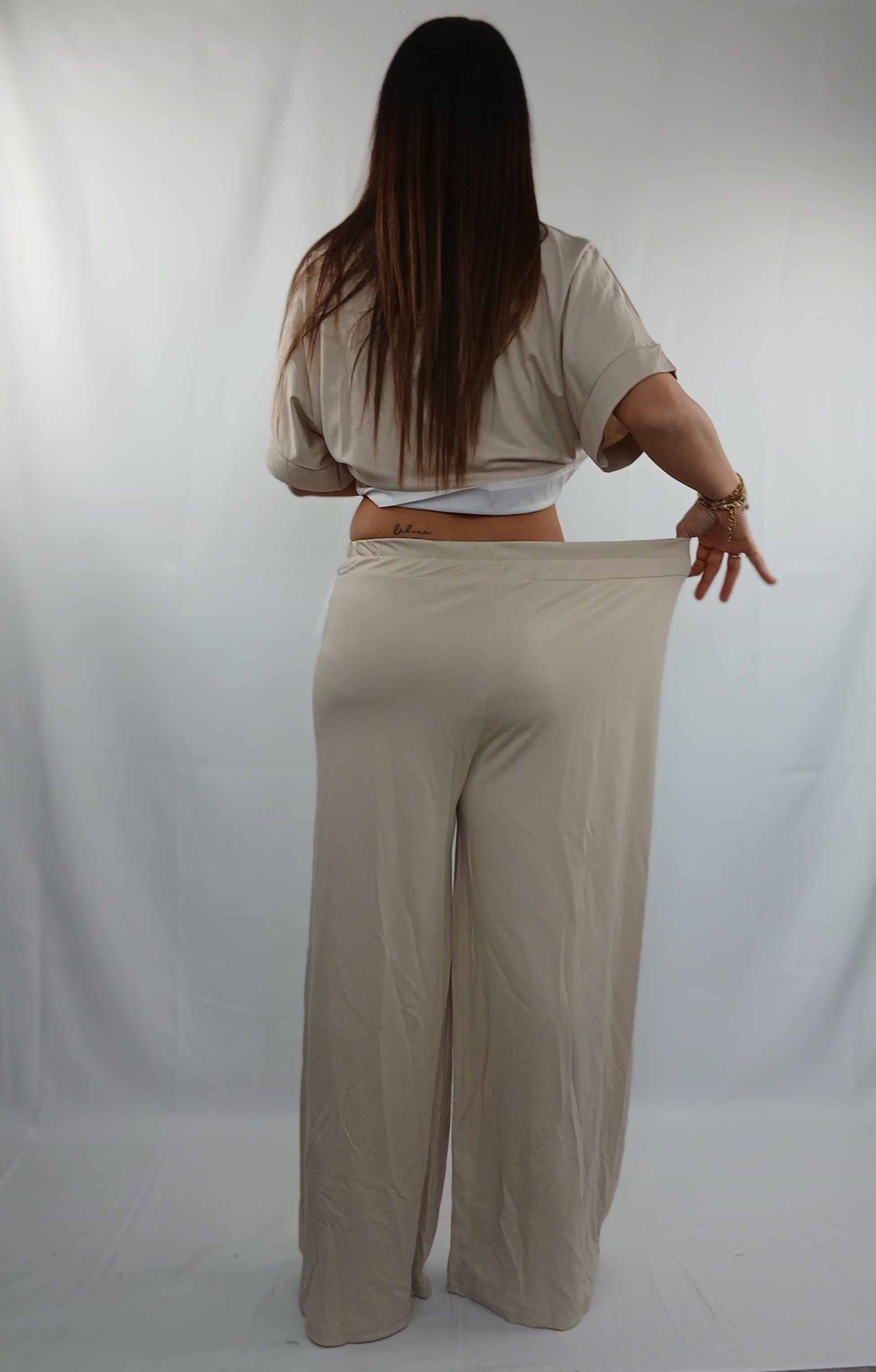 Completo Curvy Maglia e Pantalone Elasticizzati