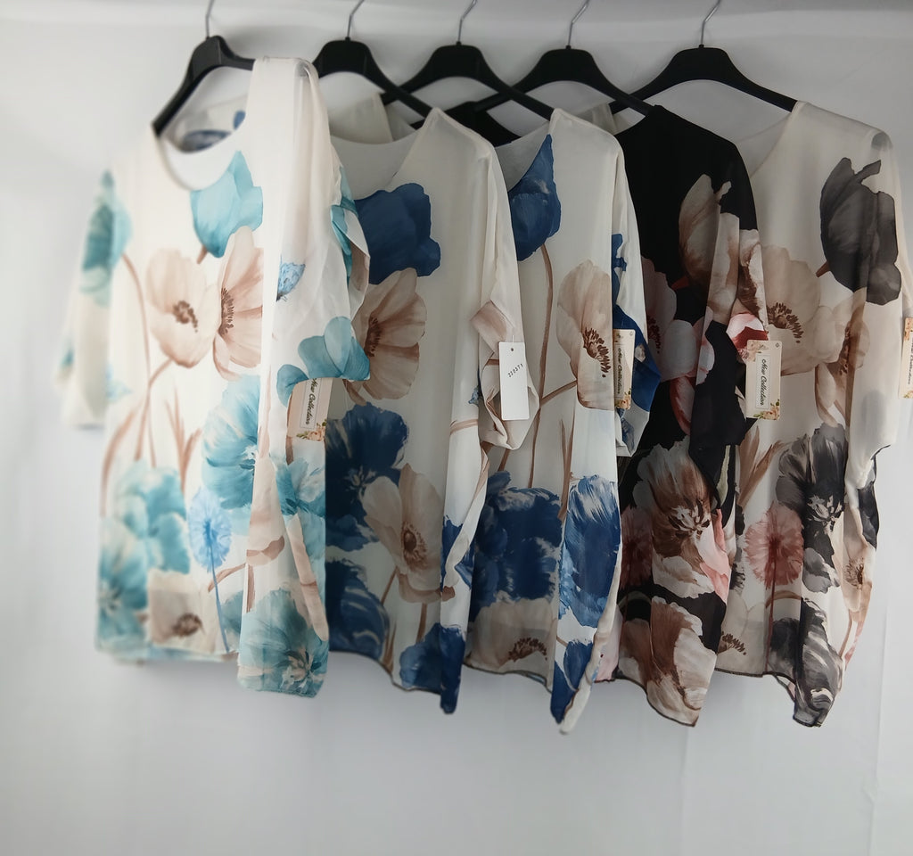 Maglia Curvy con Fantasia