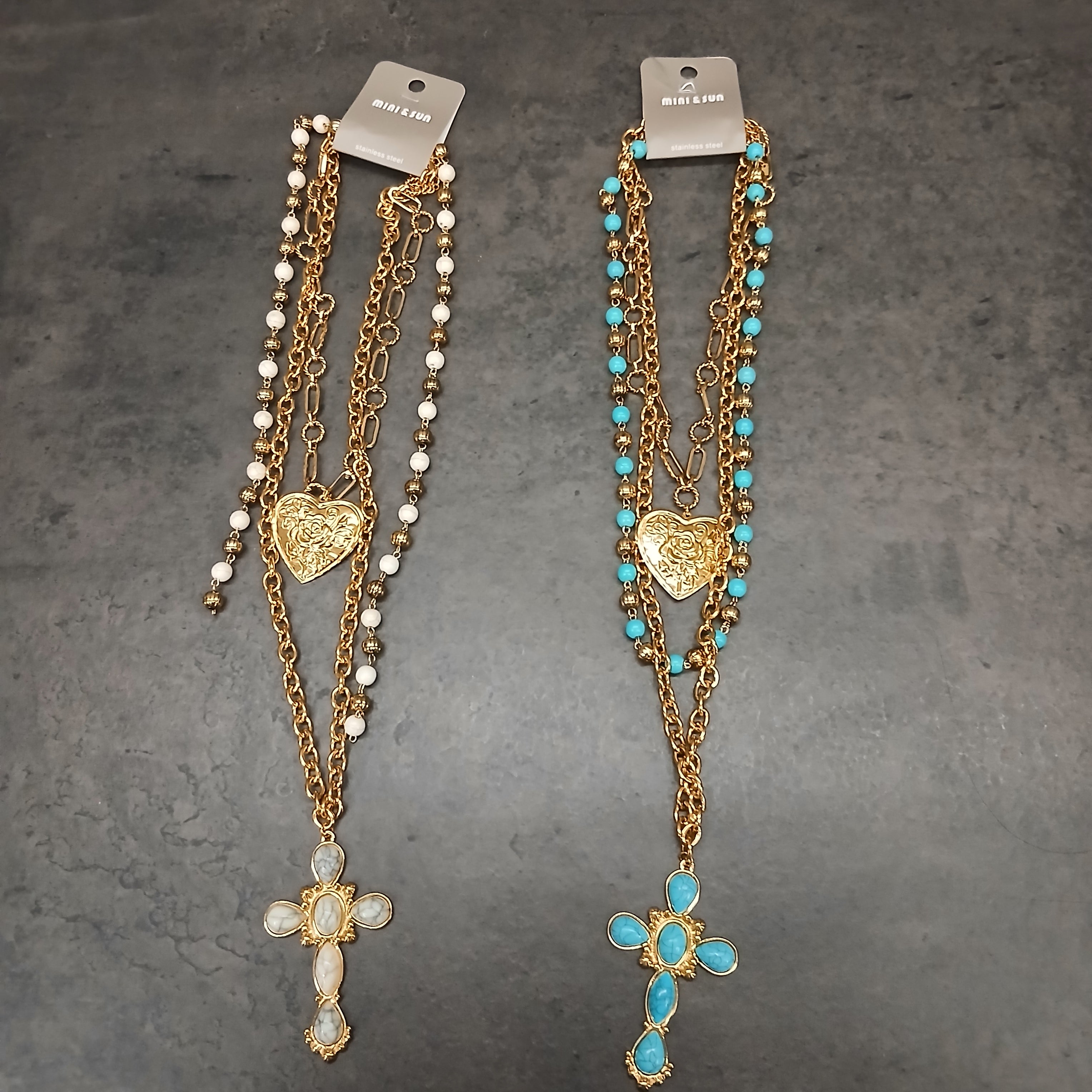 Collana Prestige Stile Rosario con Perline