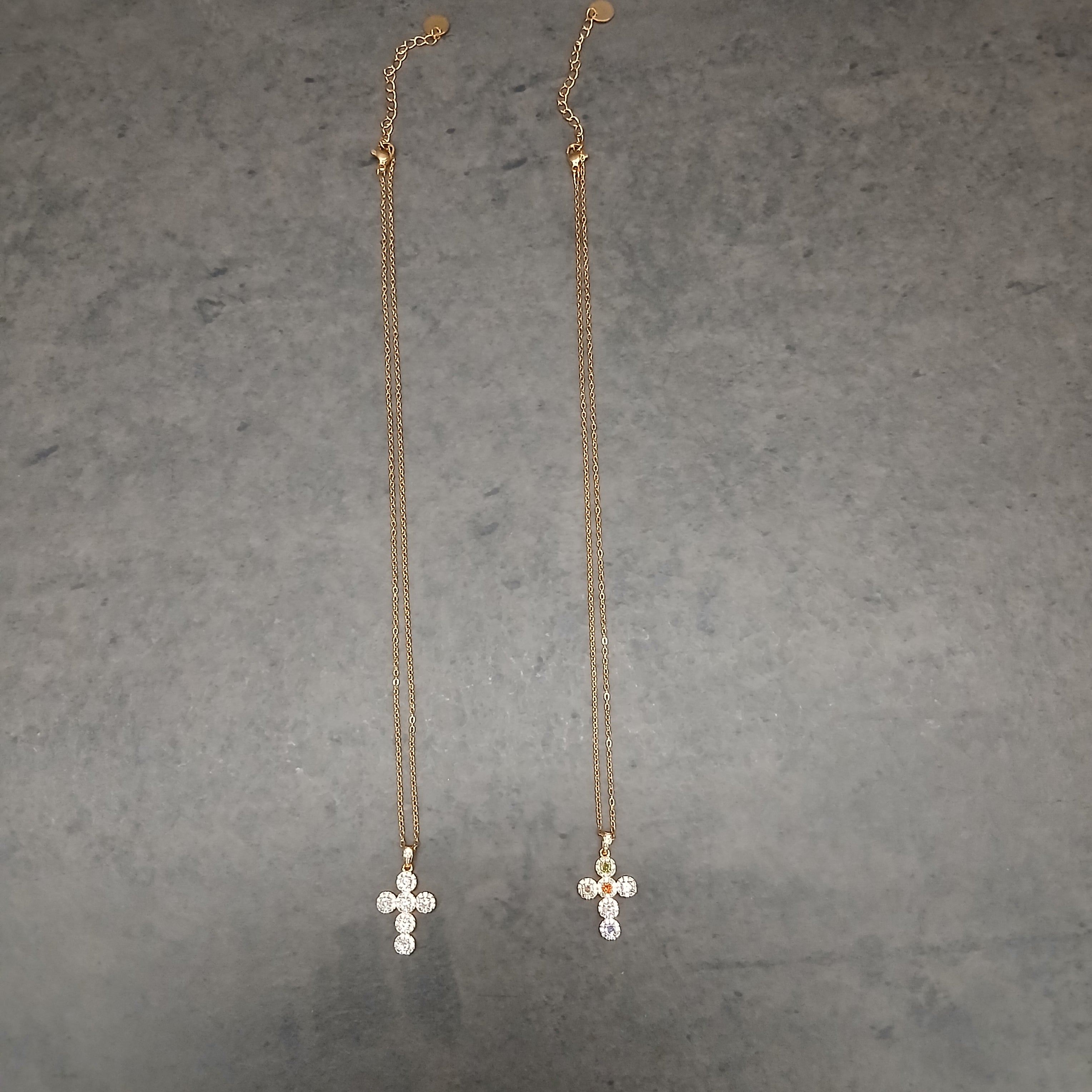 Collana Smeralda con Pendente a Croce ✝️