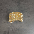 Bracciale Matilde Rigido Dorato Intrecciato