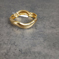 Bracciale Galassia Rigido con Design Ondulato