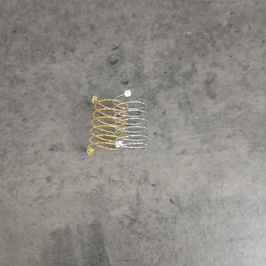 Anello Vortice Effetto Molla Glamour