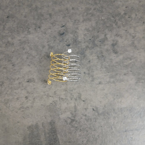 Anello Vortice Effetto Molla Glamour
