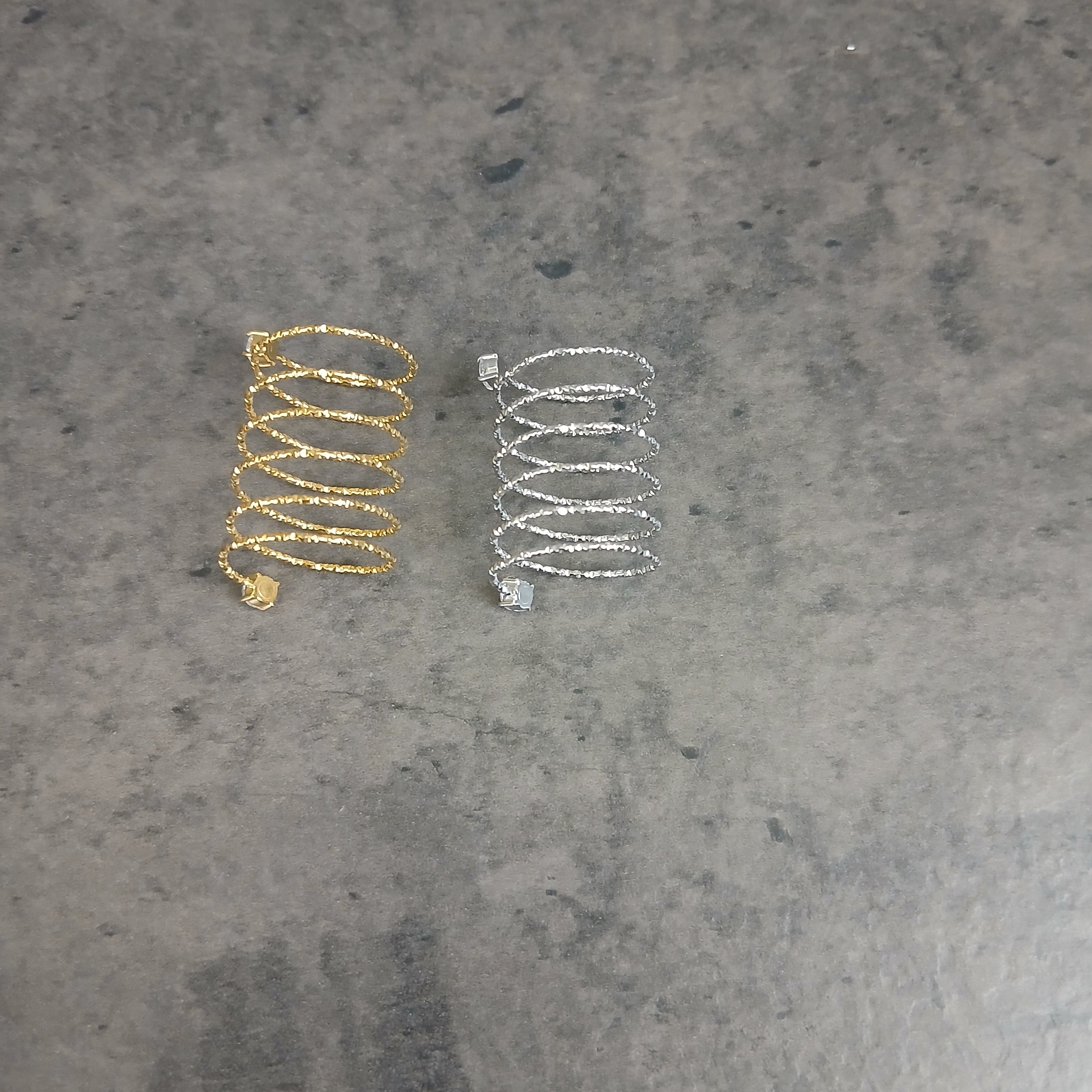 Anello Vortice Effetto Molla Glamour