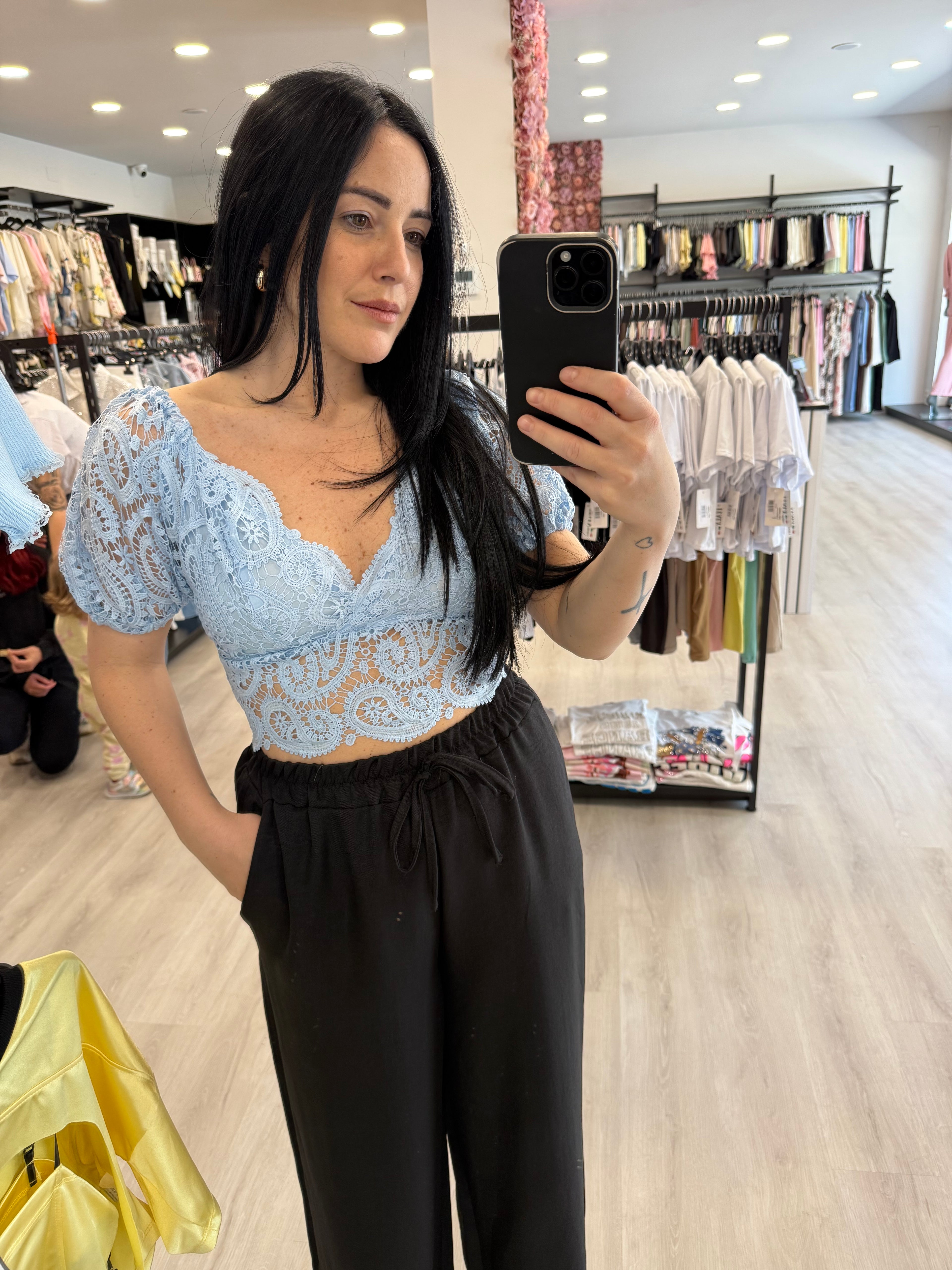 Top in pizzo