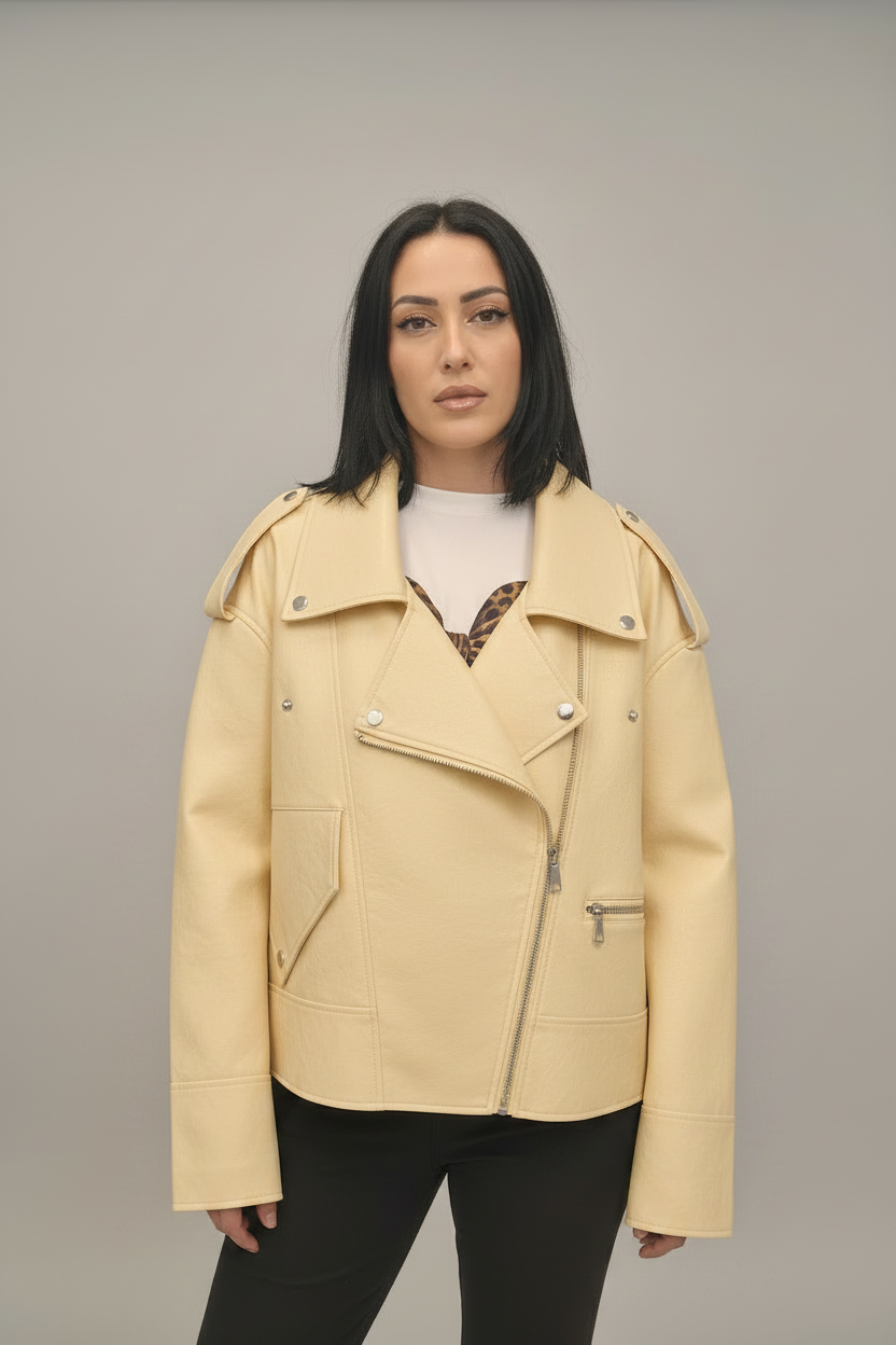 Giubbino giallo chiaro
