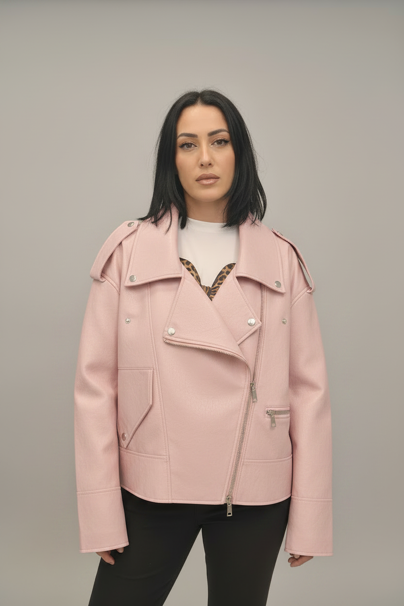 Giubbino rosa chiaro