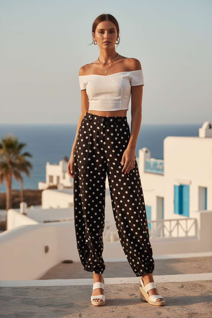 Pantalone a pois