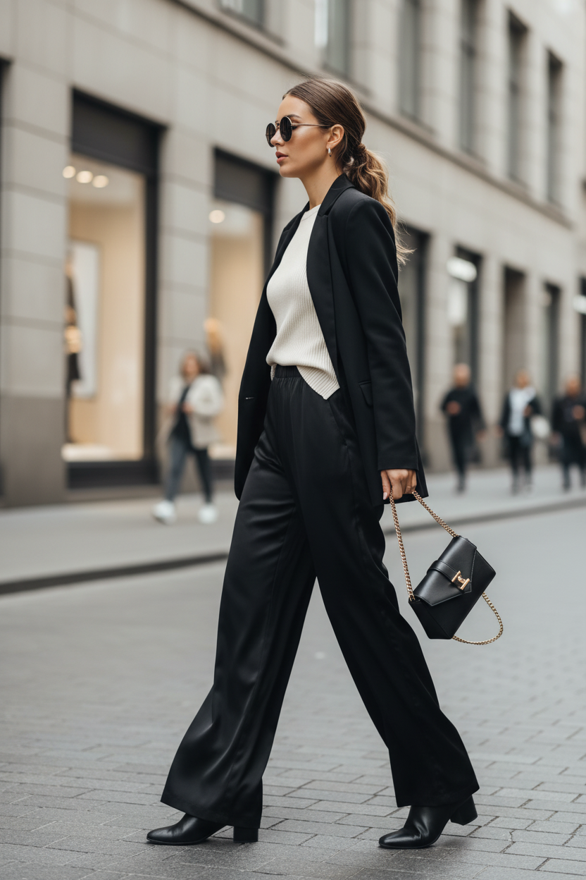 Pantalone casual curvy