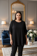 Maglia curvy con pizzo