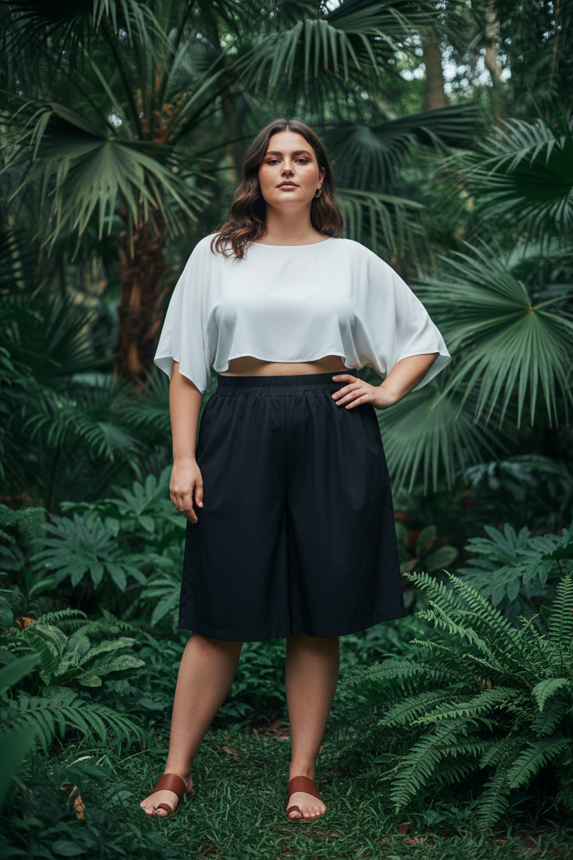 Pantaloncino casual curvy