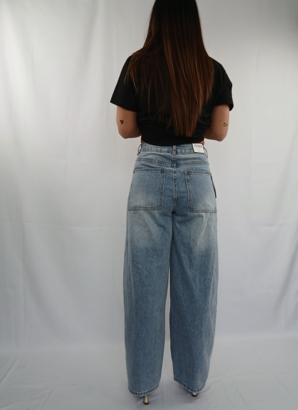 Jeans Ballon con cintura
